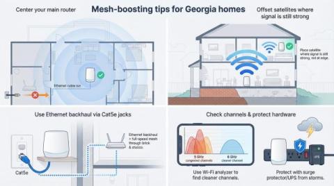5 Best Whole Home WiFi Systems in Georgia That Beat Extenders on Speed